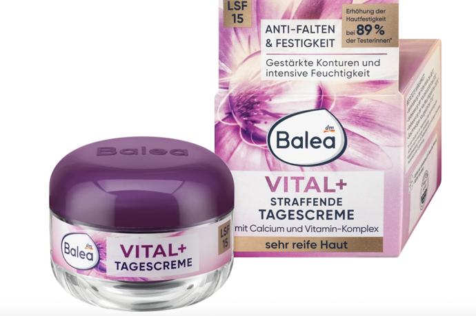 Vital+ zpevňující pleťový krém, Balea, 109 Kč
