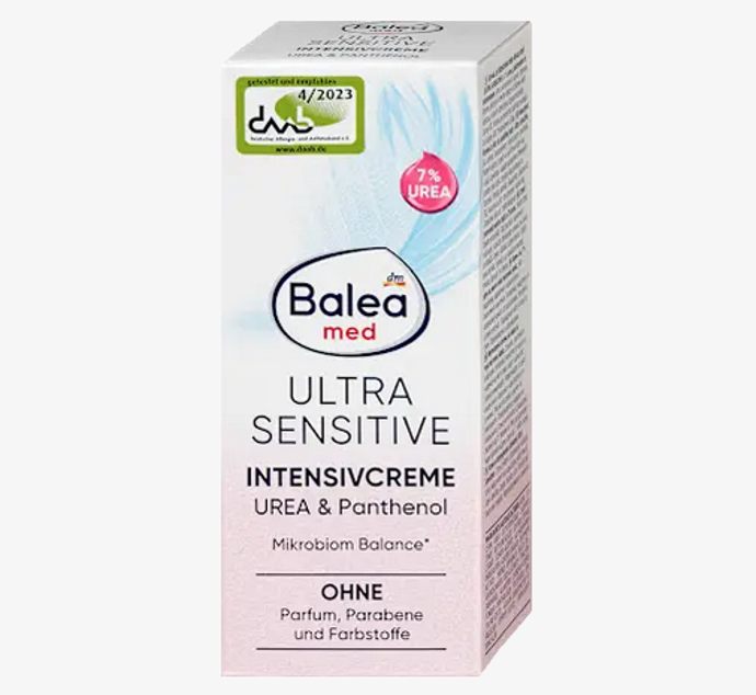Balea med intenzivní pleťový krém Ultra Sensitive Urea zklidňuje a snižuje pocity napětí pleti. Je vhodný pro namáhanou a citlivou pleť. Bohaté složení se 7 % ureou poskytuje intenzivní a dlouhotrvající hydrataci pleti. S panthenolem a alantoinem krém zklidňuje i namáhanou a citlivou pleť a pomáhá předcházet jejímu podráždění. 109 Kč
Balea med intenzivní pleťový krém Ultra Sensitive Urea zklidňuje a snižuje pocity napětí pleti. Je vhodný pro namáhanou a citlivou pleť. Bohaté složení se 7 % ureou poskytuje intenzivní a dlouhotrvající hydrataci pleti. S panthenolem a alantoinem krém zklidňuje i namáhanou a citlivou pleť a pomáhá předcházet jejímu podráždění. 109 Kč