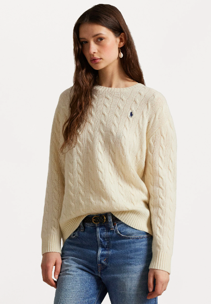 Copánkový svetr, POLO RALPH LAUREN, 6200 Kč
