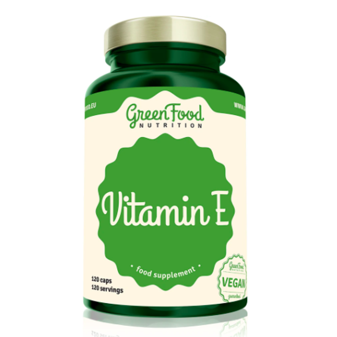 Doplněk stravy s vitamínem E, GreenFood Nutrition, 155 Kč
