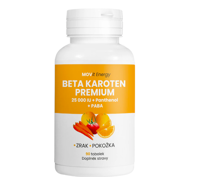 Doplněk stravy s Beta Karotenem, Movit Energy, 186 Kč
