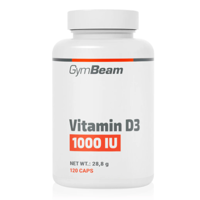 Doplněk stravy s vitamínem D, GymBeam, 83 Kč
