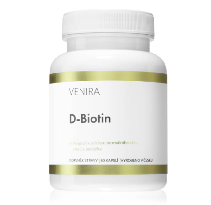 Doplněk stravy s biotinem, Venira, 189 Kč
