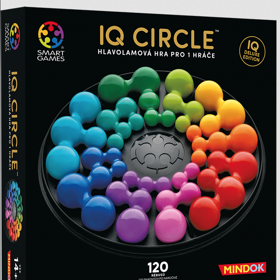 IQ Circle je kruhový hlavolam pro jednoho hráče, ve kterém musíte umístit oboustranné dílky do tří prstenců tak, aby kuličky správné velikosti zapadly do odpovídajících prstenců. Vyzvěte svou logiku v úlohách, kde musíte správně natočit i celou desku, a snažte se najít jediné správné řešení! 492 Kč
