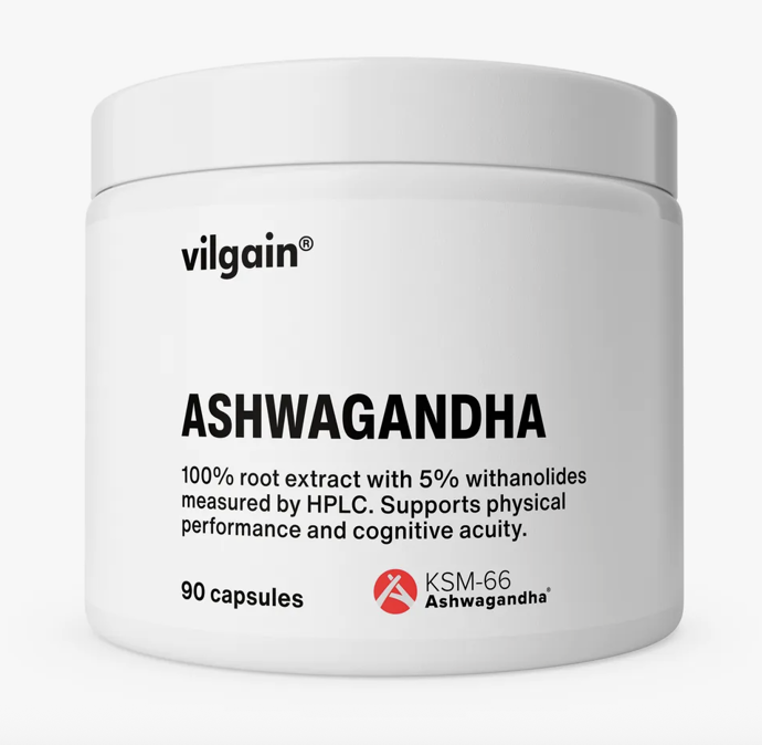 Ashwagandha – silný extrakt, Vilgain, 90 Kapslí, 459 Kč
Ashwagandha – silný extrakt, Vilgain, 90 Kapslí, 459 Kč