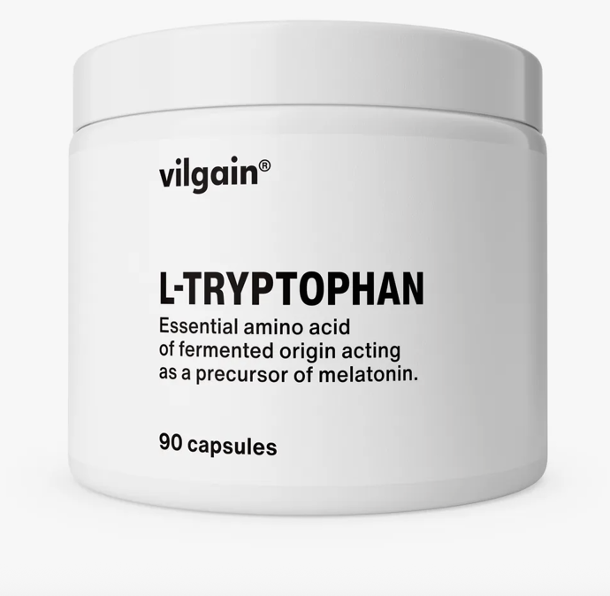 L-Tryptofan – 100% čistá aminokyselina fermentovaného původu, Vilgain, 90 kapslí, 239 Kč
L-Tryptofan – 100% čistá aminokyselina fermentovaného původu, Vilgain, 90 kapslí, 239 Kč