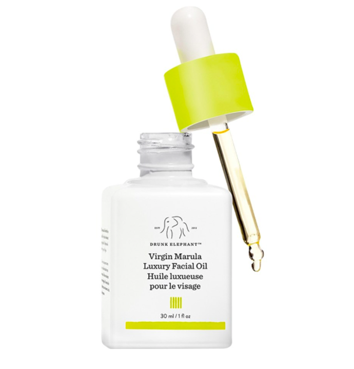 Regenerační olej na pleť Drunk Elephant Marula, 1 060 Kč (15 ml), prodává Sephora
Regenerační olej na pleť Drunk Elephant Marula, 1 060 Kč (15 ml), prodává Sephora