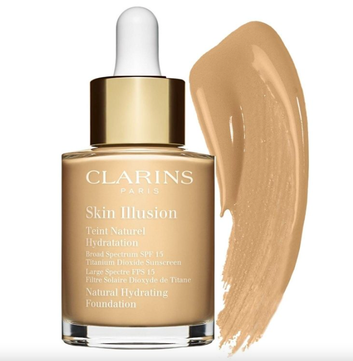 Hydratační a rozjasňující make-up Clarins, 1 230 Kč
