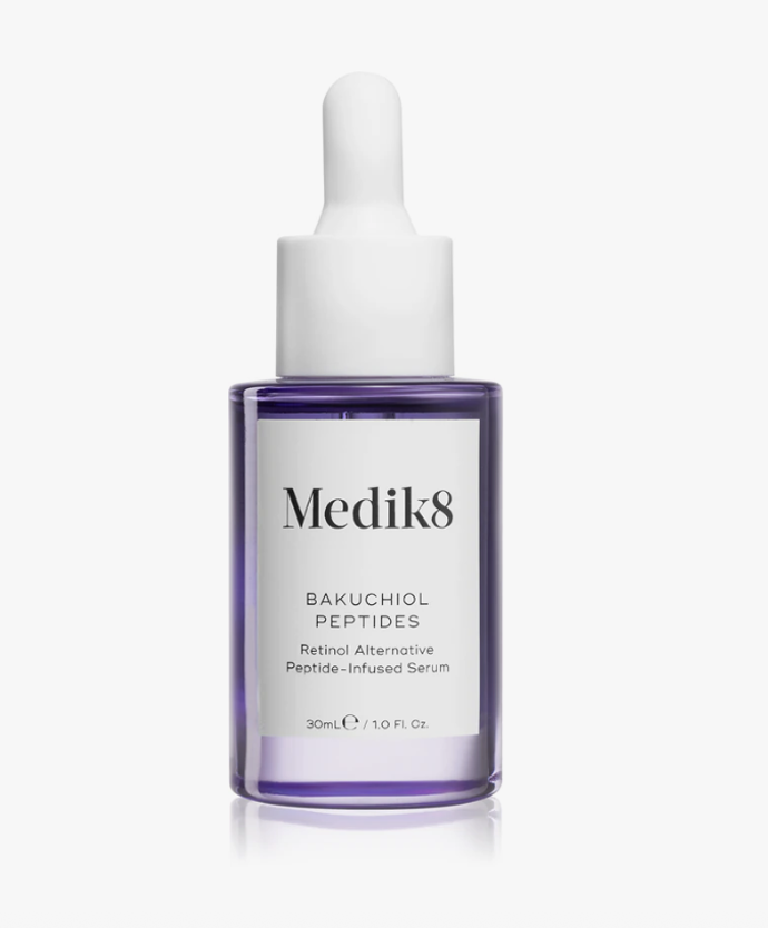 Bakuchiol Peptide ssérum proti stárnutí a nedokonalostem pleti, Medik8, 1510 Kč
Bakuchiol Peptide ssérum proti stárnutí a nedokonalostem pleti, Medik8, 1510 Kč