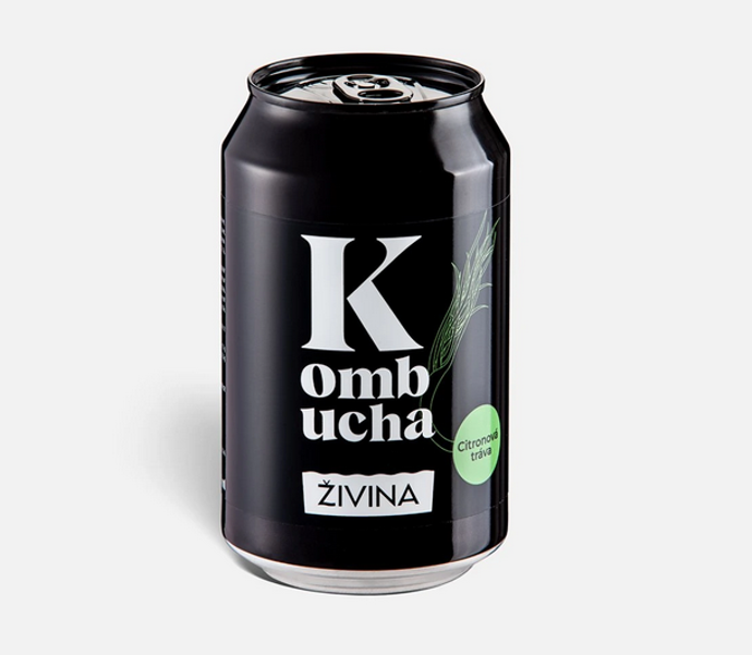 Osvěžující, jemně perlivý funkční nápoj, vyrobený fermentací nálevu z černého čaje a citronové trávy. 75 Kč
