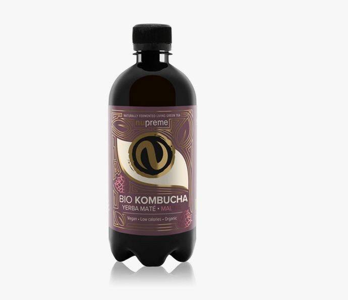 Komucha s příchutí Yerba Maté & Raspberry, 59 Kč
