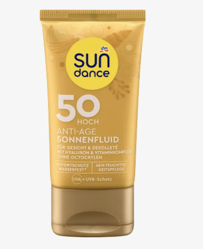 SUNDANCE fluid na opalování Anti Age OF50 lze využít nejen jako ochranu před sluncem, ale i jako bázi pod make-up, jelikož dodává pokožce matný vzhled. Díky svému hodnotnému složení s hyaluronem a komplexem vitamínů napomáhá snížení a zabránění vzniku pigmentových skvrn i vrásek vznikajících z opalování. 149 Kč
SUNDANCE fluid na opalování Anti Age OF50 lze využít nejen jako ochranu před sluncem, ale i jako bázi pod make-up, jelikož dodává pokožce matný vzhled. Díky svému hodnotnému složení s hyaluronem a komplexem vitamínů napomáhá snížení a zabránění vzniku pigmentových skvrn i vrásek vznikajících z opalování. 149 Kč