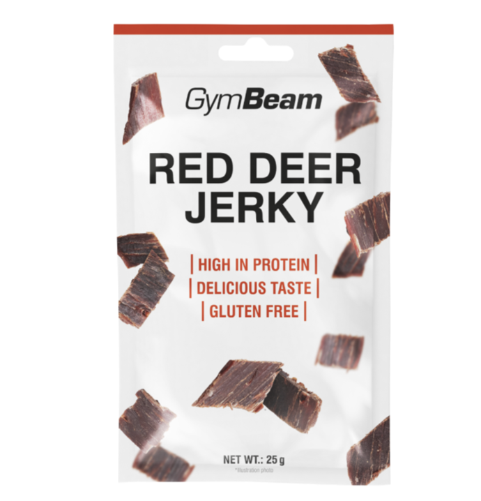 Jelení jerky jsou prémiová delikatesa, která do vašeho jídelníčku přinese lahodnou chuť divočiny. Mohou se pochlubit vysokým obsahem bílkovin, které podporují růst a udržení svalů, ale také udržení zdravých kostí. 119 Kč
