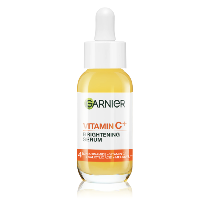 Rozjasňující sérum s vitamínem C, Garnier, 249 Kč (30 ml), prodává dm drogerie
Rozjasňující sérum s vitamínem C, Garnier, 249 Kč (30 ml), prodává dm drogerie
