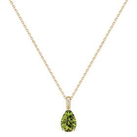 Náhrdelník s diamanty a peridotem Teardrop, žluté zlato, Alove, 14 447 Kč
Náhrdelník s diamanty a peridotem Teardrop, žluté zlato, Alove, 14 447 Kč