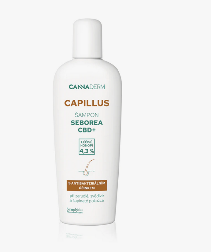 Capillus Seborea CBD+ šampon proti lupům, 436 Kč
