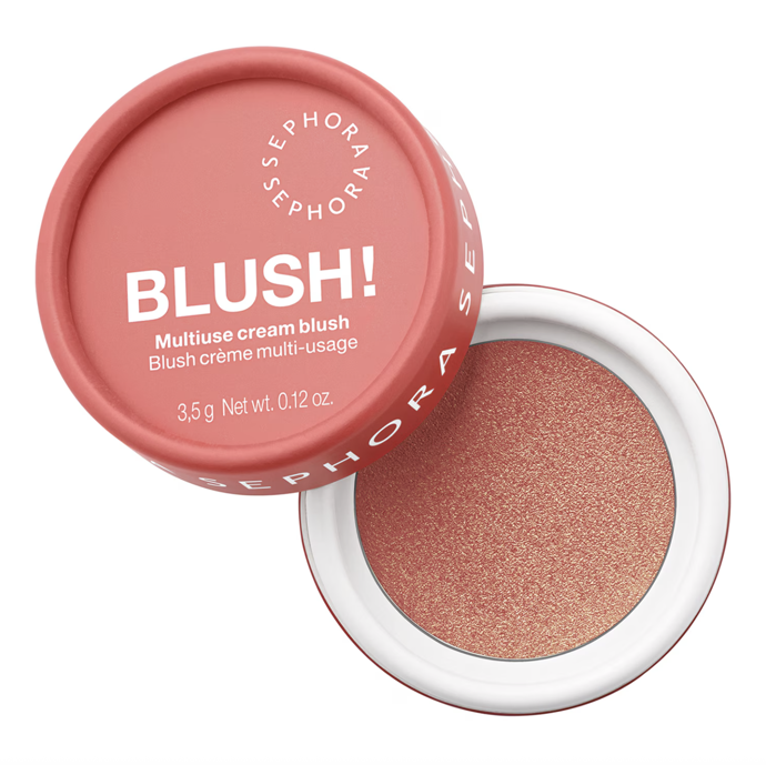 Multifunkční krémová tvářenka Sephora Collection, odstín 02 Tangy Grapefruit, 380 Kč
Multifunkční krémová tvářenka Sephora Collection, odstín 02 Tangy Grapefruit, 380 Kč