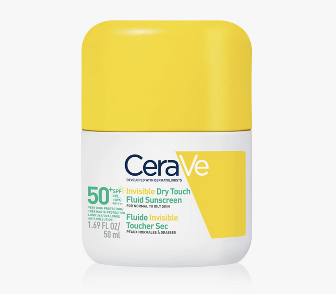 Invisible Dry Touch Fluid SPF 50+ ochranný fluid s matujícím efektem, 509 Kč

