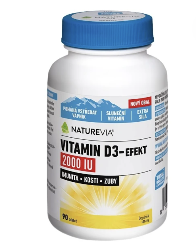Vitamin D3-Efekt 2000IU, 193 Kč
