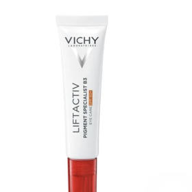 Oční krém s SPF50+ redukující pigmentové skvrny a působící proti stárnutí s melasylem a niacinamidem, 650 Kč

