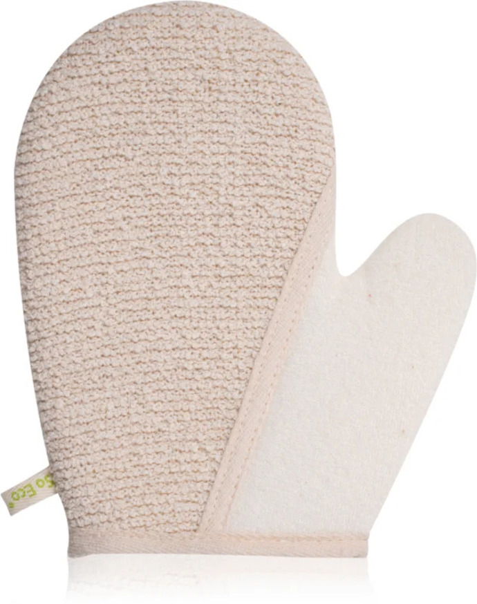 Exfoliační rukavice na masáž těla, So Eco, 163 Kč, Notino
