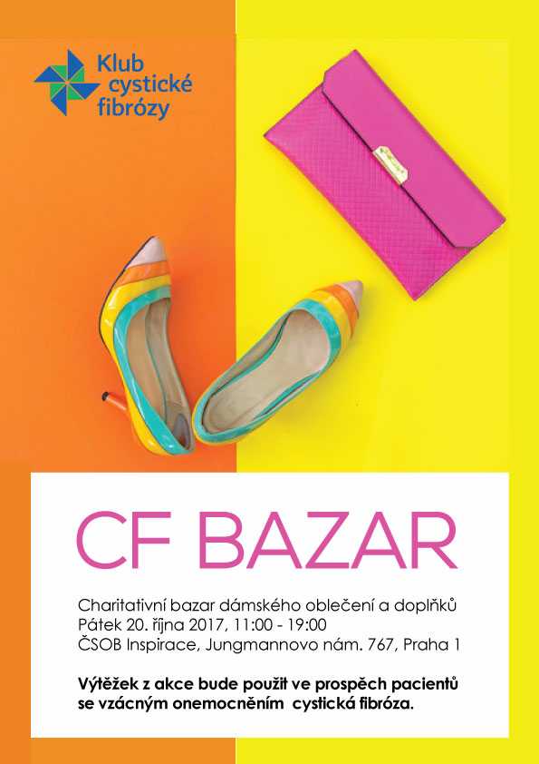Charitativní bazar pomůže slaným lidem v jejich boji s cystickou fibrózou Charitativní bazar pomůže slaným lidem v jejich boji s cystickou fibrózou