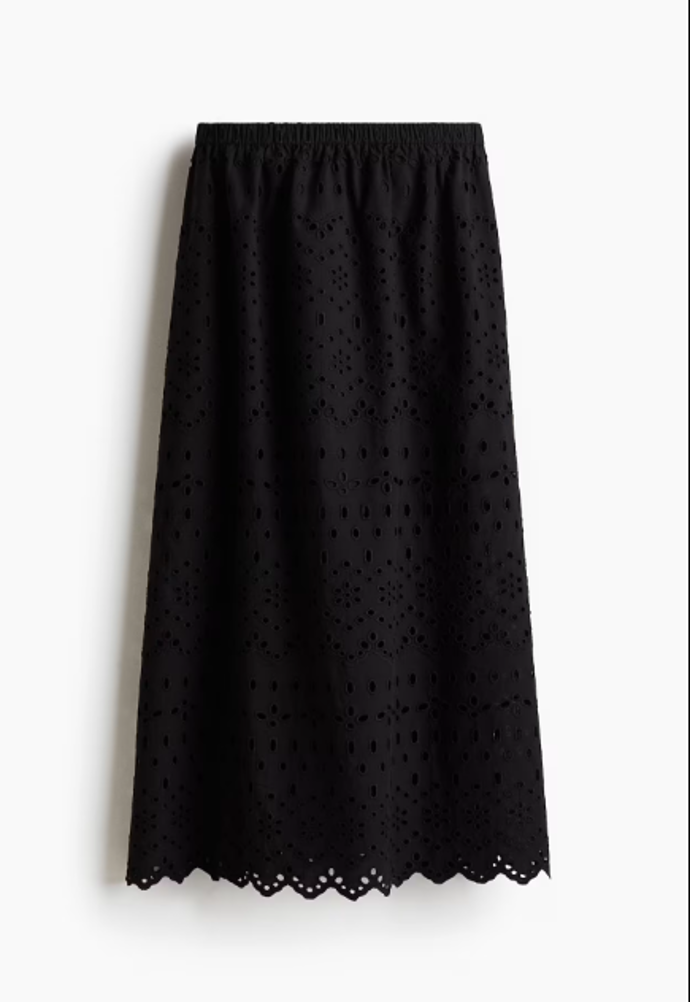 Sukně s madeirou, H&M, 859 Kč
