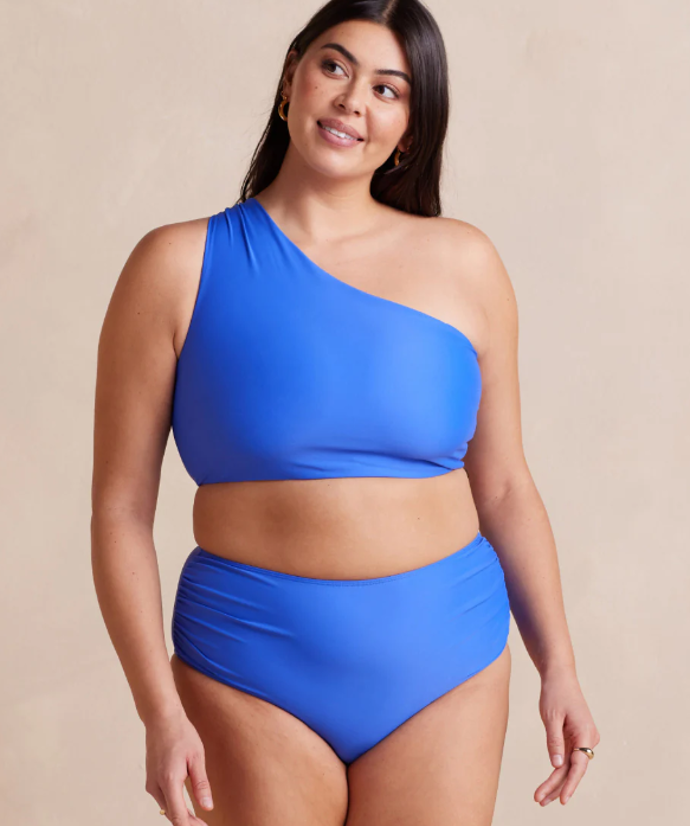 The Ruched Sidestroke Bikini Top, Summersalt, 50 EUR
