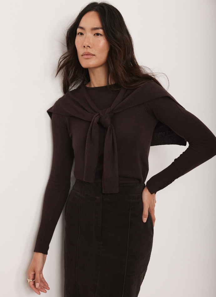 Svetr se šálou, Mint Velvet, 3700 Kč
Svetr se šálou, Mint Velvet, 3700 Kč