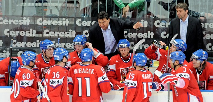 Vladimír jako trenér na MS 2010
Vladimír jako trenér na MS 2010