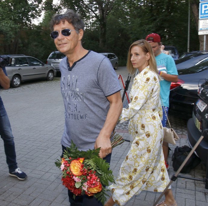 Pavel se svou láskou Jolanou
