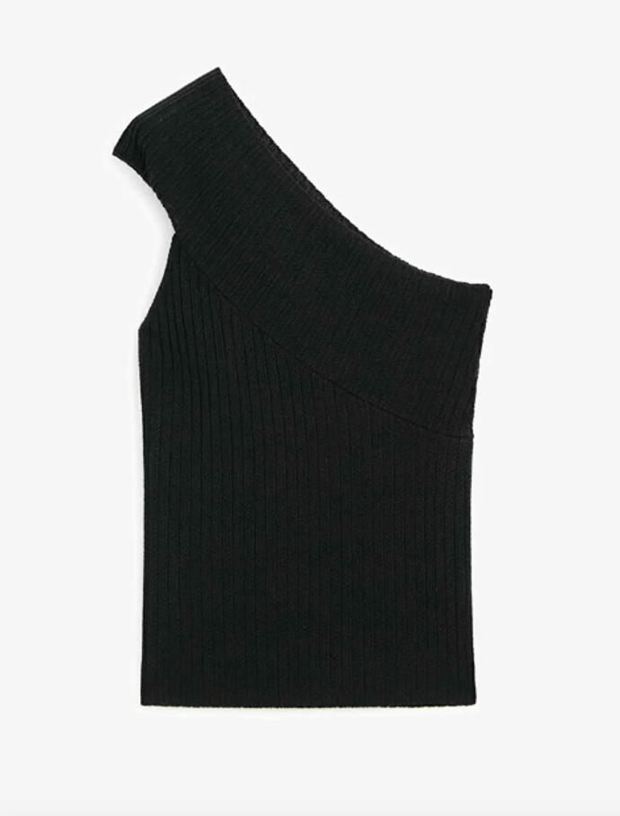 Úpletový top na jedno rameno, Massimo Dutti, 1595 Kč
