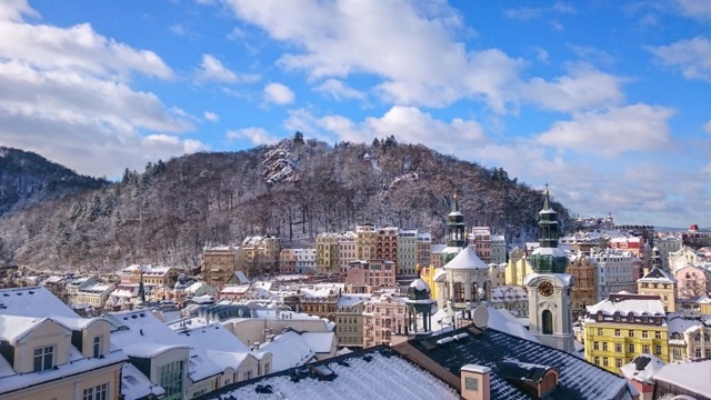 Karlovy Vary v zimě Karlovy Vary v zimě