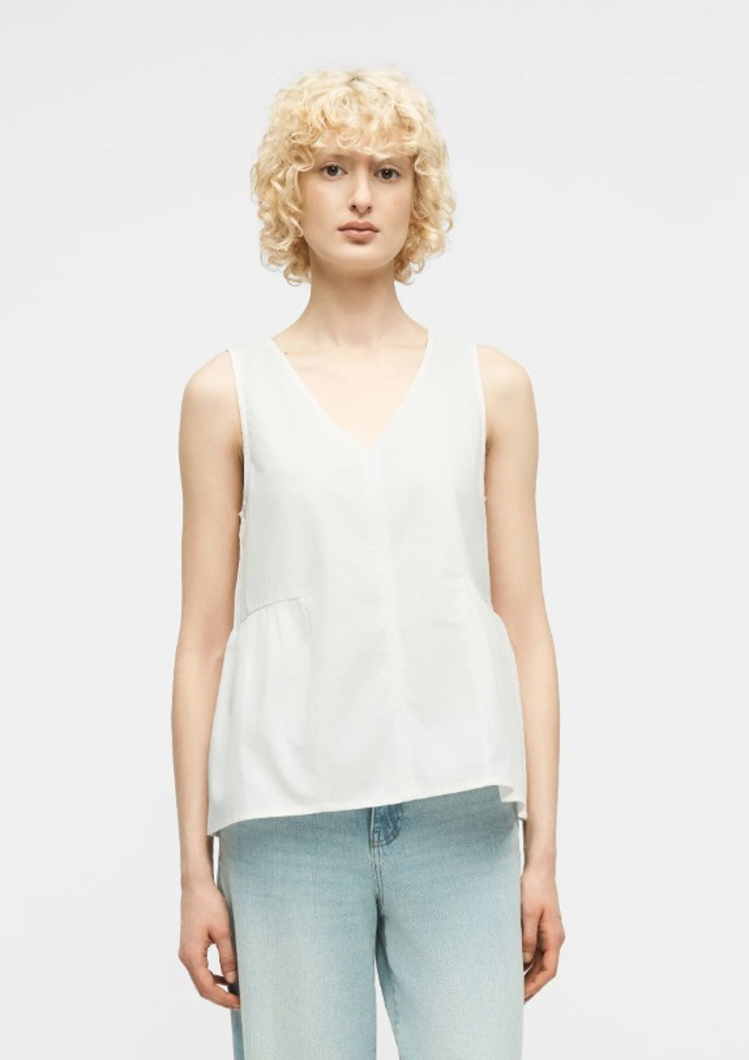 Minimalistický peplum top, Selected, 1 037 Kč
