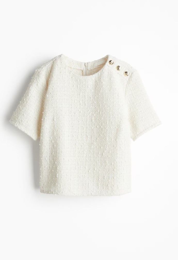 Halenka z buklé, H&M, 399 Kč
