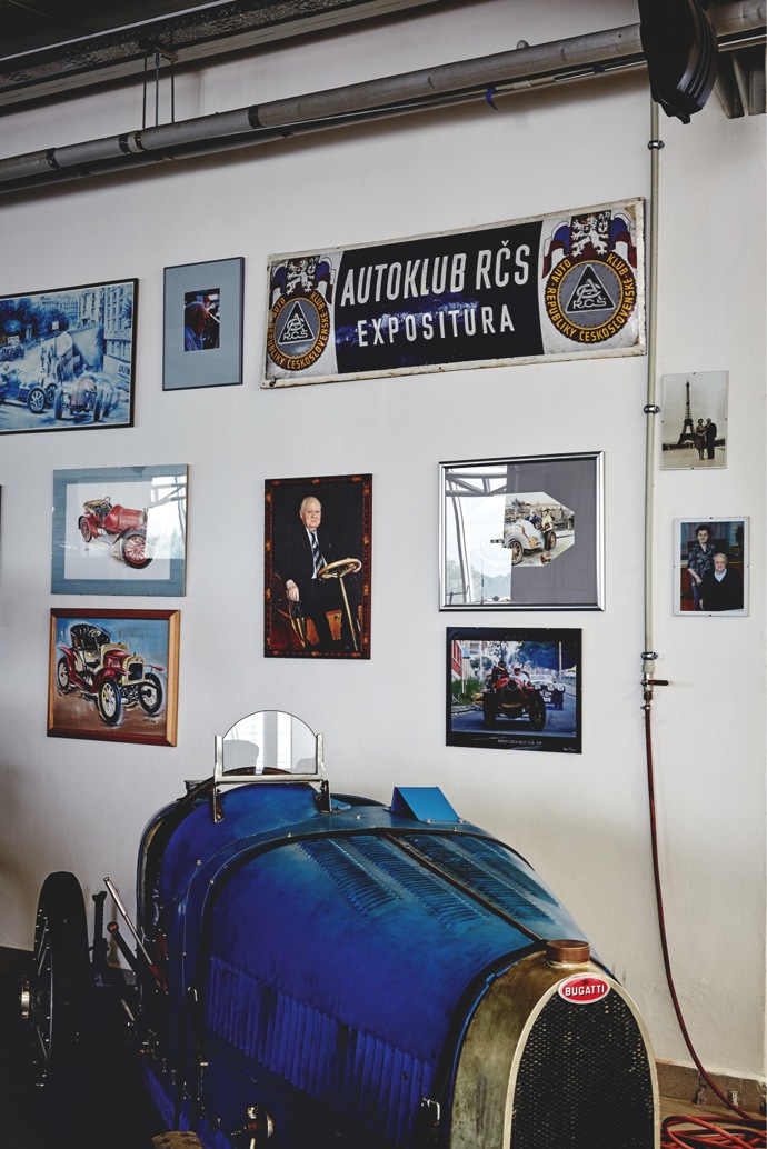Automobil Bugatti 35, v němž závodila Eliška Junková, rodinná přítelkyně Samohýlových
Automobil Bugatti 35, v němž závodila Eliška Junková, rodinná přítelkyně Samohýlových