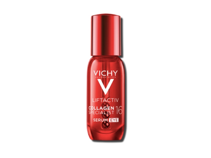 Oční sérum Liftactive Collagen Specialist, Vichy, 1 030 Kč (15 ml), prodává Notino
Oční sérum Liftactive Collagen Specialist, Vichy, 1 030 Kč (15 ml), prodává Notino