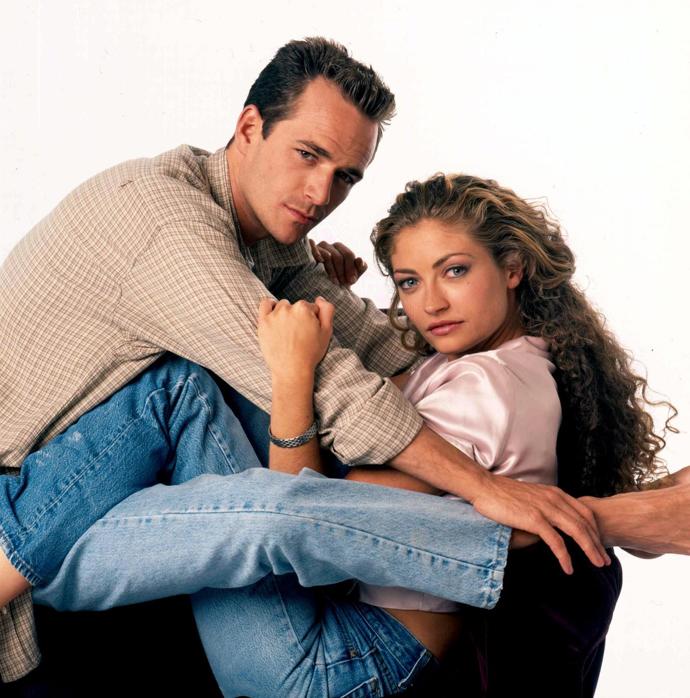 Rebecca Gayheart a Luke Perry v seriálu Beverly Hills 90210
Rebecca Gayheart a Luke Perry v seriálu Beverly Hills 90210