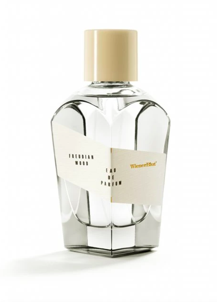 Wienerblut Freudian Wood s vůní mošusového semínka, cypřiše, mléka, římského kmínu, mimozy, santalu, šedé ambry a labdanum, 100 ml, 5250 Kč
