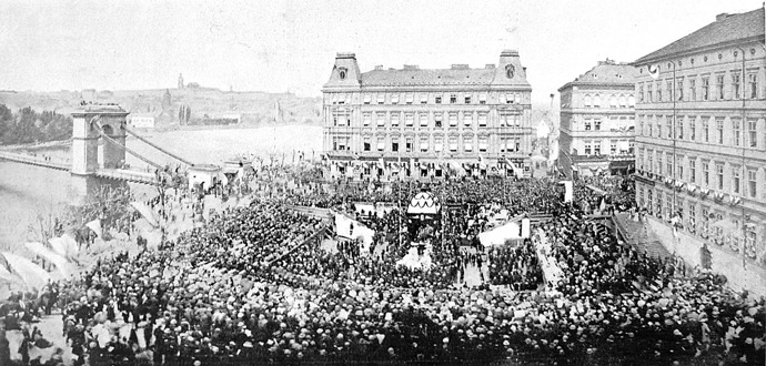 Slavnostní položení základního kamene Národního divadla, 16. května 1868
