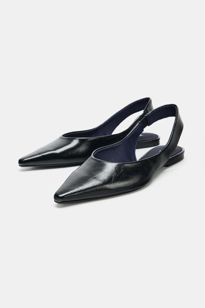 Baleríny s otevřenou patou, Zara, 849 Kč

