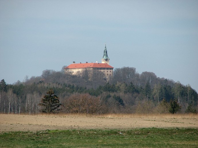 První písemné známky o místě sahají až do 13. století, kdy stál jako pevnost kláštera u Nepomuku. Později zde byl postaven hrad a až v roce 1696 byl dokončen barokní zámek, kterým se můžete kochat dodnes. 
