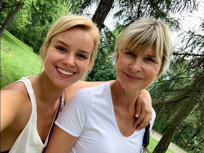 Patricie Solaříková ukázala maminku.