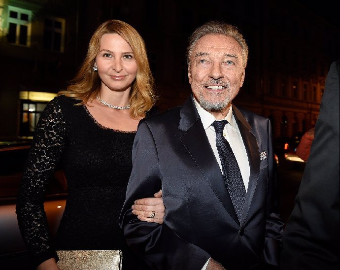 Karel Gott s Ivanou Gottovou před lety.