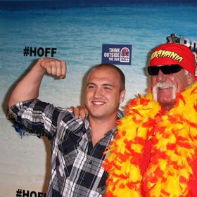 Hulk Hogan po zápase.