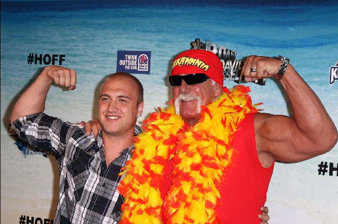 Hulk Hogan po zápase.