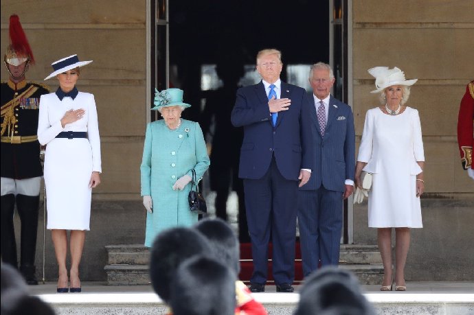 Americký prezident Donald Trump podnikl svou první státní návštěvu Británie v roce 2019. 