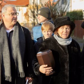 Romský pohřeb v Ordinaci.