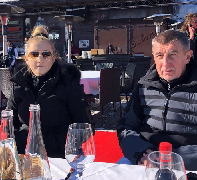 Andrej Babiš a dcera Vivien.