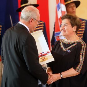 V roce 2008 dostala státní vyznamenání Řád Ľudovíta Štúra I. třídy.